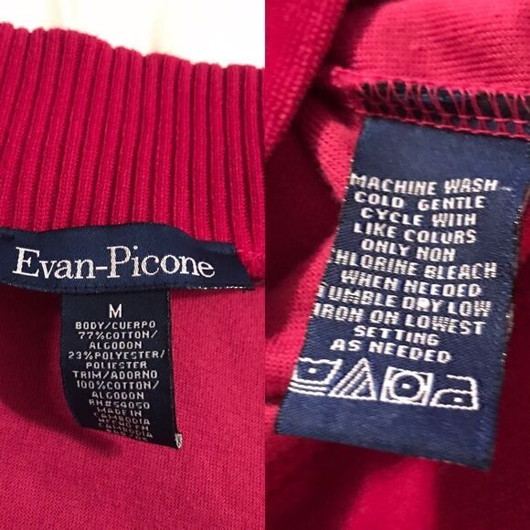 Evan-Picone Pink Faux Velvet Zip up jacket - Picture 7 of 8